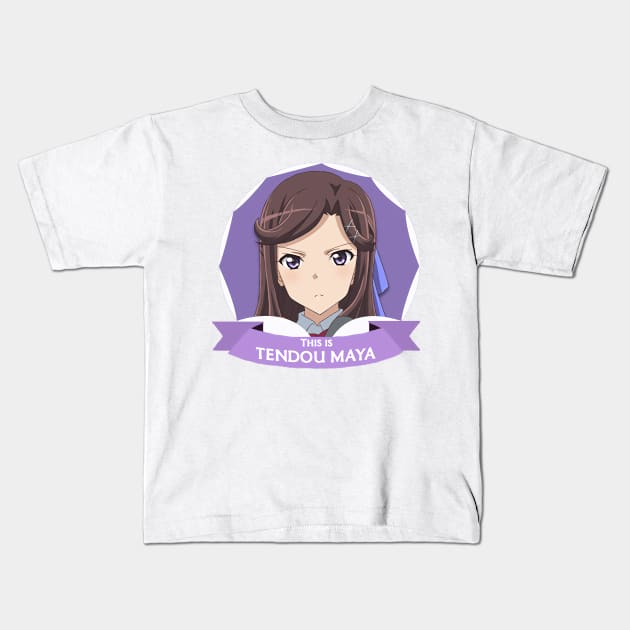 This is TENDOU MAYA Kids T-Shirt by Shiromaru